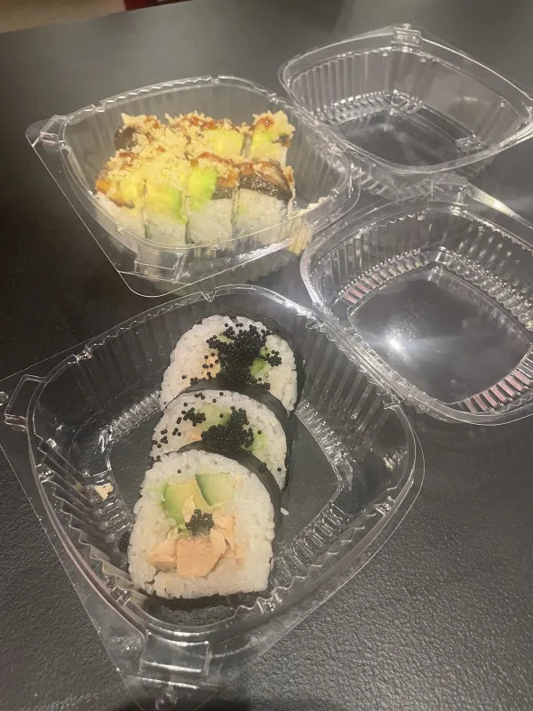 Assorted sushi rolls